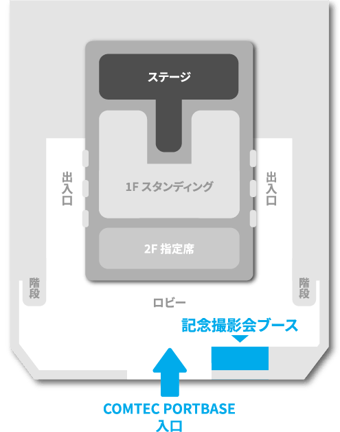 記念撮影会ブース