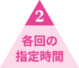 2 各回の指定時間