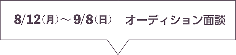 オーディション面談