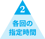 2 各回の指定時間