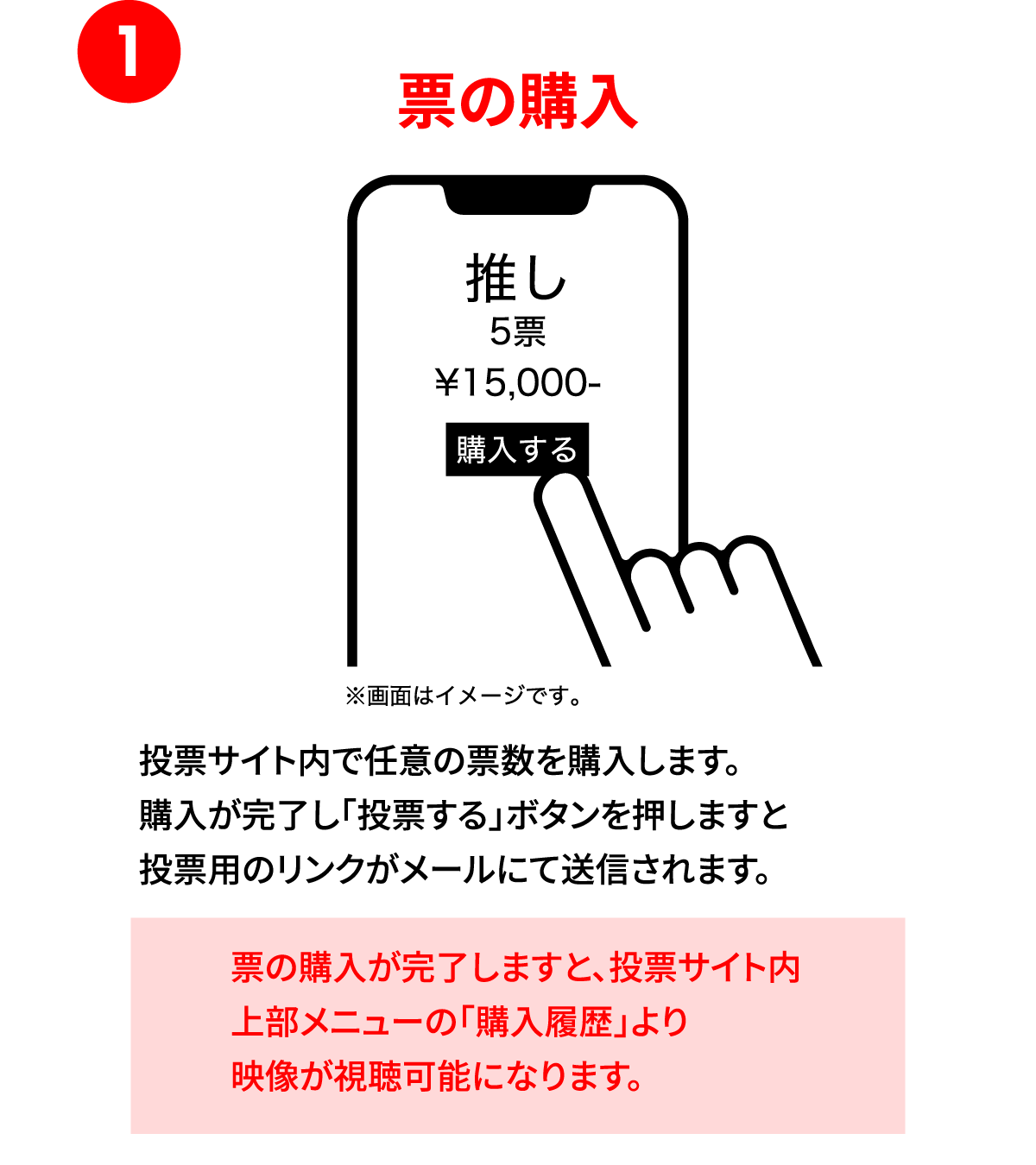 1 票の購入